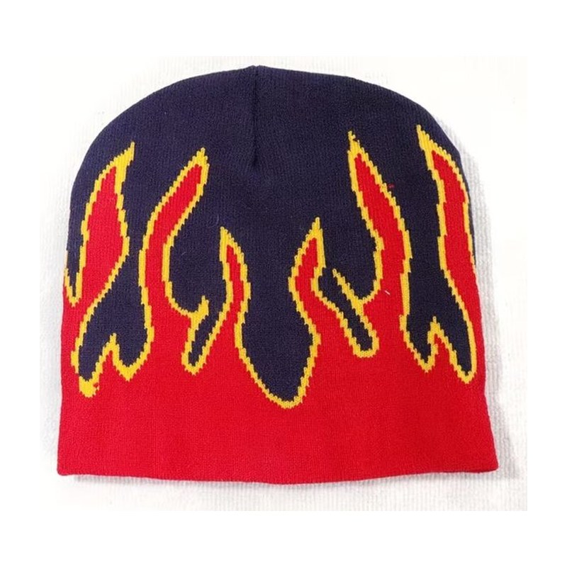 Beanie Fire Tricolor