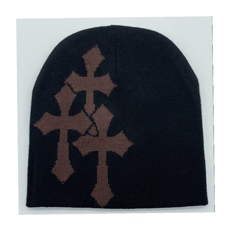 Beanie Cross Marrón