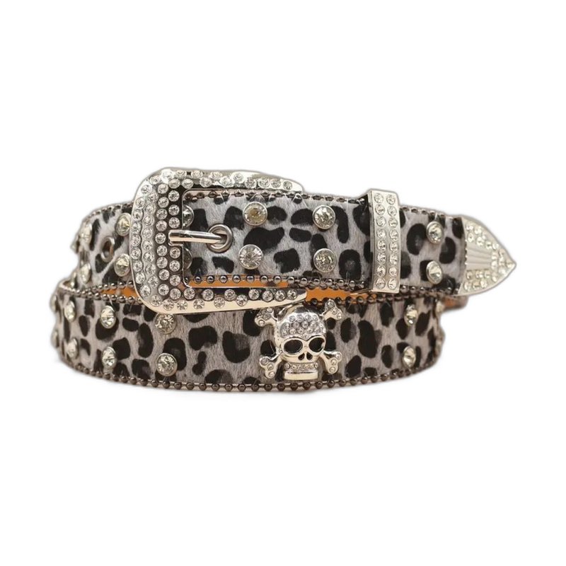 Cinturón Skull Leopardo